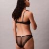 CK Black γεωμετρικό δαντελένιο σουτιέν μπαλκονέ Unlined CK Black γεωμετρικό δαντελένιο σουτιέν μπαλκονέ Unlined