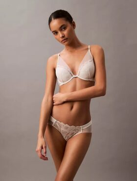 CK Black Λουλουδάτη δαντέλα Bikini