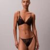 CK Black Λουλουδάτη δαντέλα Bikini CK Black Λουλουδάτη δαντέλα Bikini