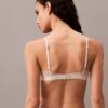 CK Black Μαύρο μπαλκονέ Unlined με λουλουδάτη δαντέλα