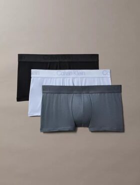 CK Black Σετ 3 Low Rise Trunk
