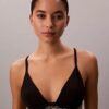 Ck Icon Triangle Swim Bralette