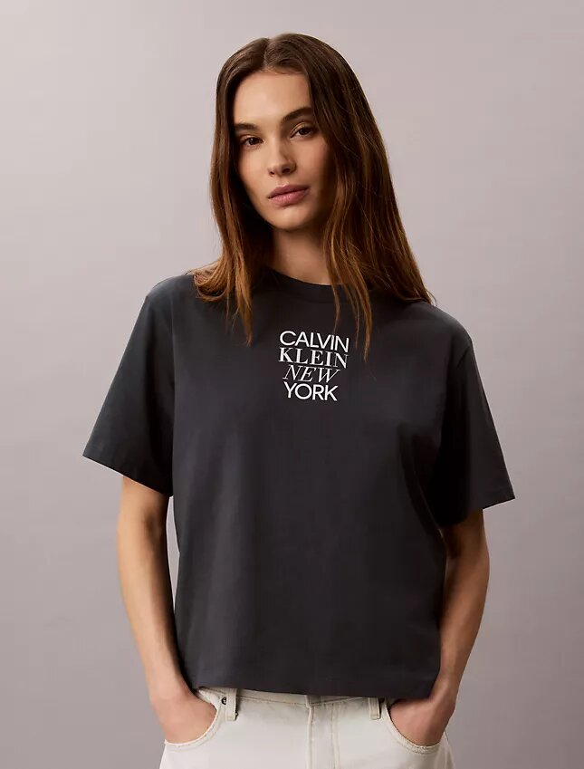 Ck Ny Φανελάκι με φωτογραφικό σχέδιο και φαρδιά γραμμή Ck Ny Φανελάκι με φωτογραφικό σχέδιο και φαρδιά γραμμή