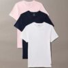 Cotton Classics Σετ 3 κλασικών T-shirt με στρογγυλό λαιμό Cotton Classics Σετ 3 κλασικών T-shirt με στρογγυλό λαιμό