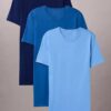 Cotton Classics Σετ 3 κλασικών T-shirt με στρογγυλό λαιμό Cotton Classics Σετ 3 κλασικών T-shirt με στρογγυλό λαιμό