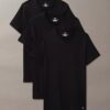 Cotton Classics Σετ 3 κλασικών T-shirt με στρογγυλό λαιμό