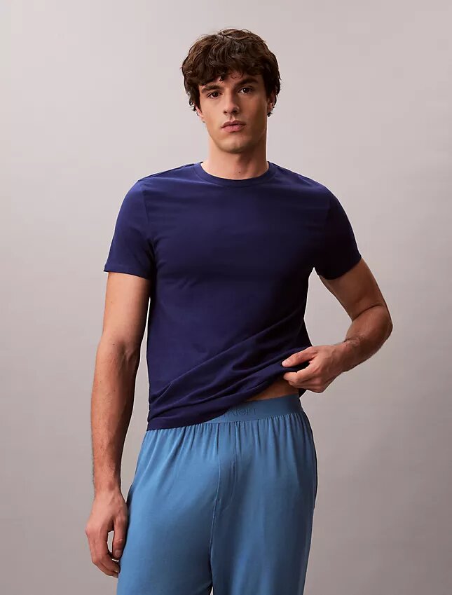 Cotton Classics Σετ 3 κλασικών T-shirt με στρογγυλό λαιμό Cotton Classics Σετ 3 κλασικών T-shirt με στρογγυλό λαιμό