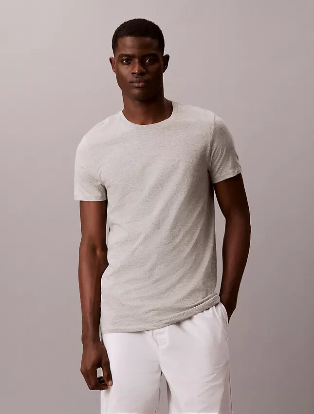 Cotton Classics Σετ 3 κλασικών T-shirt με στρογγυλό λαιμό Cotton Classics Σετ 3 κλασικών T-shirt με στρογγυλό λαιμό