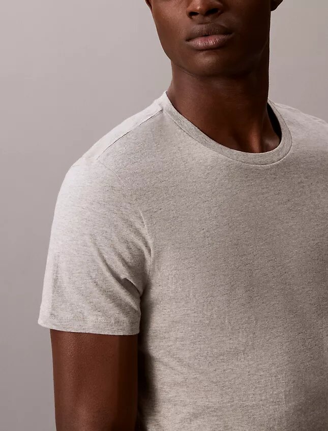 Cotton Classics Σετ 3 κλασικών T-shirt με στρογγυλό λαιμό Cotton Classics Σετ 3 κλασικών T-shirt με στρογγυλό λαιμό