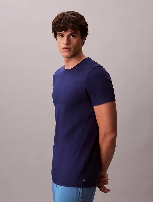 Cotton Classics Σετ 3 κλασικών T-shirt με στρογγυλό λαιμό Cotton Classics Σετ 3 κλασικών T-shirt με στρογγυλό λαιμό