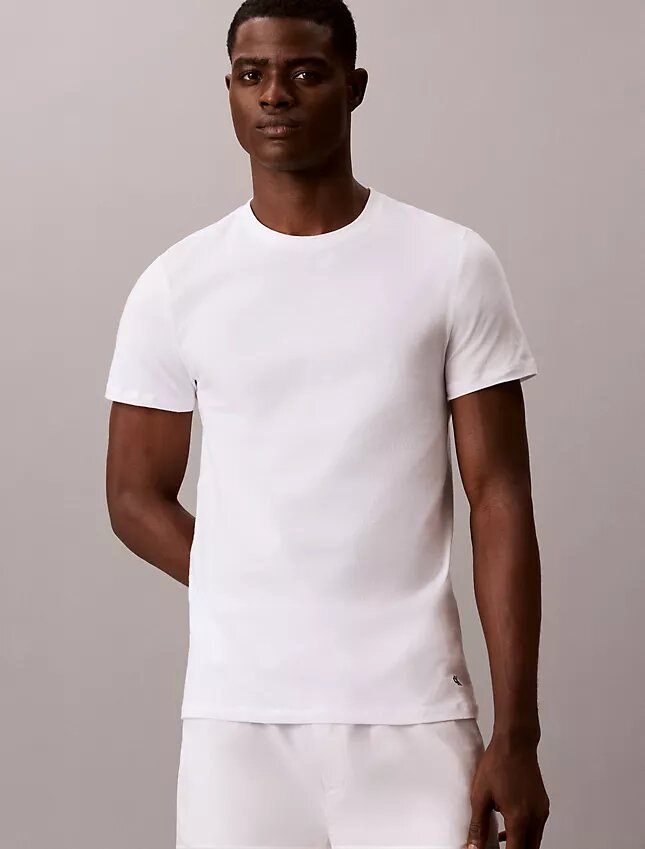 Cotton Classics Σετ 3 κλασικών T-shirt με στρογγυλό λαιμό Cotton Classics Σετ 3 κλασικών T-shirt με στρογγυλό λαιμό