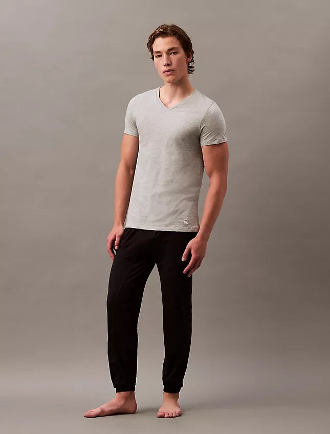 Cotton Classics Σετ 3 τεμαχίων Κλασική εφαρμογή Μπλούζα με V λαιμόκοψη Cotton Classics Σετ 3 τεμαχίων Κλασική εφαρμογή Μπλούζα με V λαιμόκοψη