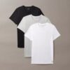 Cotton Classics Σετ 3 τεμαχίων Κλασικό T-shirt με στρογγυλό λαιμό Cotton Classics Σετ 3 τεμαχίων Κλασικό T-shirt με στρογγυλό λαιμό