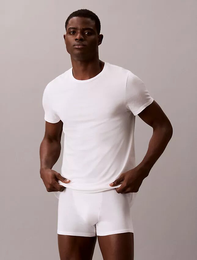 Cotton Classics Σετ 3 τεμαχίων Κλασικό T-shirt με στρογγυλό λαιμό Cotton Classics Σετ 3 τεμαχίων Κλασικό T-shirt με στρογγυλό λαιμό
