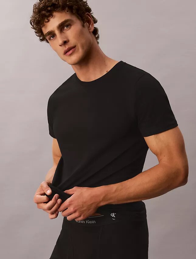 Cotton Classics Σετ 5 τεμαχίων Κλασική εφαρμογή Μπλούζα με στρογγυλό λαιμό Cotton Classics Σετ 5 τεμαχίων Κλασική εφαρμογή Μπλούζα με στρογγυλό λαιμό