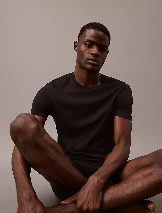 Cotton Classics Σετ 5 τεμαχίων Κλασική εφαρμογή Μπλούζα με στρογγυλό λαιμό Cotton Classics Σετ 5 τεμαχίων Κλασική εφαρμογή Μπλούζα με στρογγυλό λαιμό