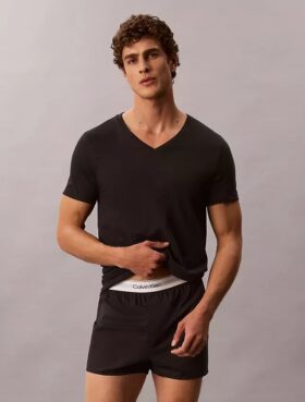 Cotton Classics Σετ 5 τεμαχίων Κλασική εφαρμογή T-shirt με V λαιμόκοψη