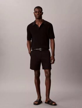 Cotton Stretch ελαστικά σορτς με ίσια γραμμή Cotton Stretch ελαστικά σορτς με ίσια γραμμή