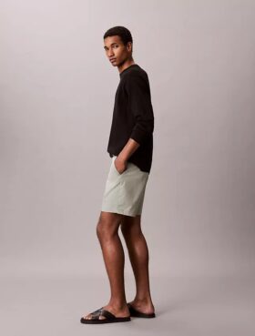 Cotton Stretch ελαστικά σορτς με ίσια γραμμή Cotton Stretch ελαστικά σορτς με ίσια γραμμή