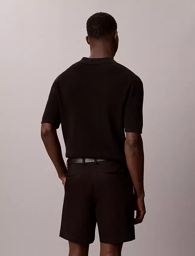Cotton Stretch ελαστικά σορτς με ίσια γραμμή Cotton Stretch ελαστικά σορτς με ίσια γραμμή