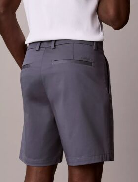 Cotton Stretch ελαστικά σορτς με ίσια γραμμή Cotton Stretch ελαστικά σορτς με ίσια γραμμή