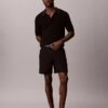 Cotton Stretch ελαστικά σορτς με ίσια γραμμή Cotton Stretch ελαστικά σορτς με ίσια γραμμή
