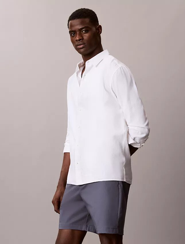 Cotton Stretch ελαστικά σορτς με ίσια γραμμή Cotton Stretch ελαστικά σορτς με ίσια γραμμή