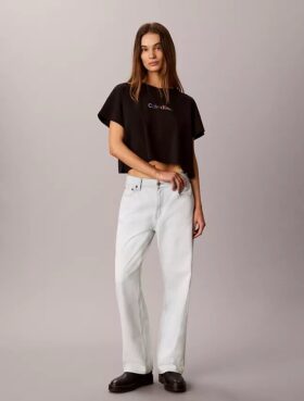 Cotton Stretch φαρδύ κοντό μπλουζάκι Pride