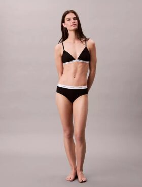 Cotton Stretch Hipster με ραβδώσεις