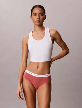 Cotton Stretch Hipster με ραβδώσεις