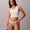 Cotton Stretch Rib 3-Pack Thong Cotton Stretch Rib 3-Pack Thong
