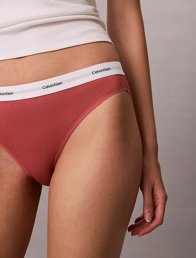 Cotton Stretch Rib Bikini Cotton Stretch Rib Bikini