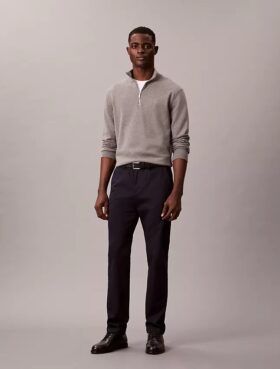 Cotton Stretch Slim Trousers Cotton Stretch Slim Trousers