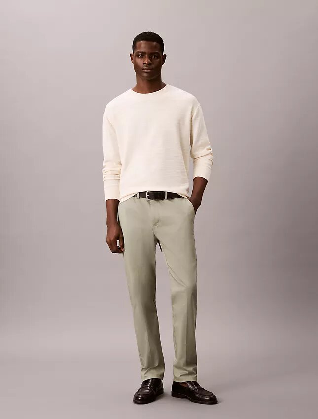 Cotton Stretch Slim Trousers Cotton Stretch Slim Trousers