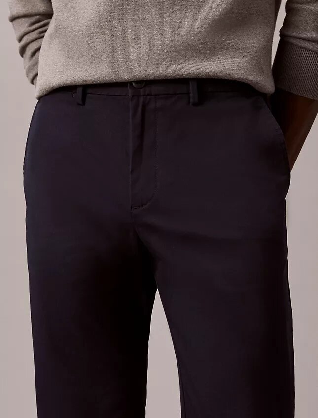 Cotton Stretch Slim Trousers Cotton Stretch Slim Trousers