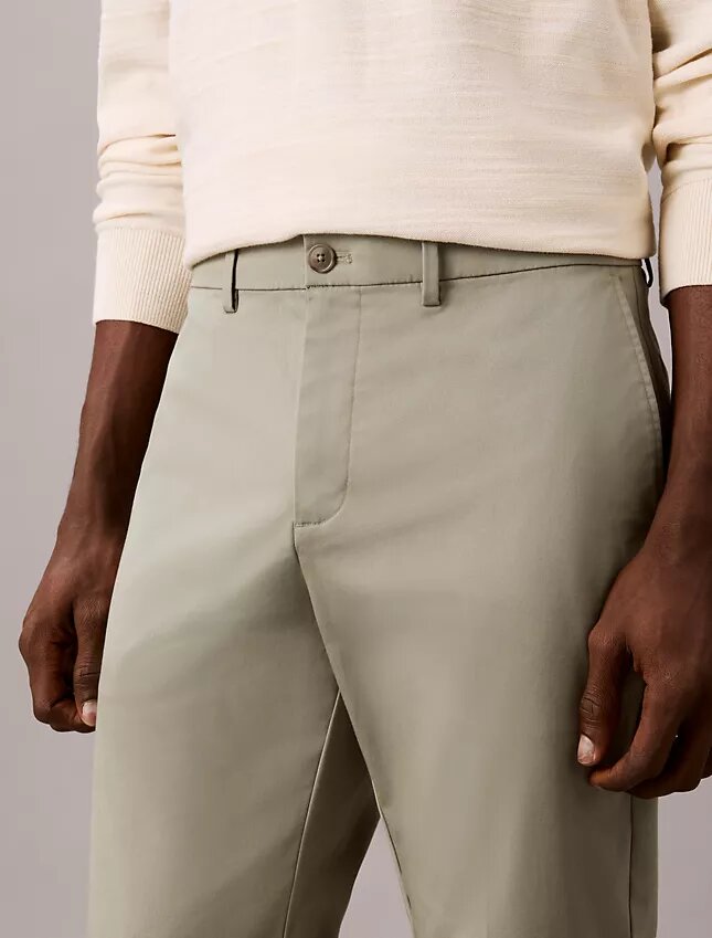 Cotton Stretch Slim Trousers Cotton Stretch Slim Trousers