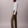 Cotton Stretch Slim Trousers