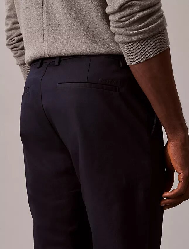 Cotton Stretch Slim Trousers Cotton Stretch Slim Trousers