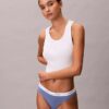 Cotton Stretch Thong με ραβδώσεις Cotton Stretch Thong με ραβδώσεις