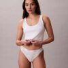 Cotton Stretch Thong με ραβδώσεις Cotton Stretch Thong με ραβδώσεις