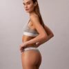 Cotton Stretch Thong με ραβδώσεις Cotton Stretch Thong με ραβδώσεις