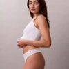 Cotton Stretch Thong με ραβδώσεις Cotton Stretch Thong με ραβδώσεις