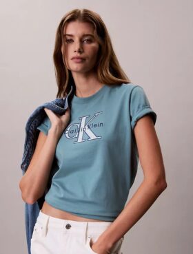 Διχρωμο κλασικό T-shirt Monologo