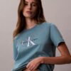 Διχρωμο κλασικό T-shirt Monologo Διχρωμο κλασικό T-shirt Monologo