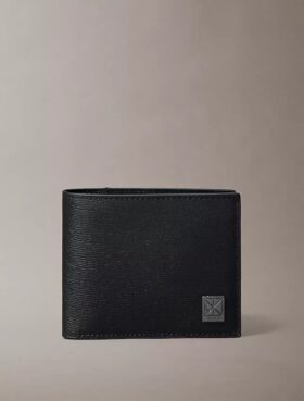 Διπλό πορτοφόλι με λογότυπο και θήκη για κέρματα