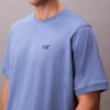 Δροσερό, χαλαρό T-shirt με λογότυπο από πικέ