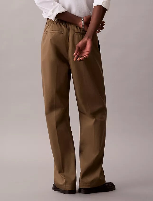 Φαρδιά παντελόνια από Cotton Stretch βαμβάκι Φαρδιά παντελόνια από Cotton Stretch βαμβάκι
