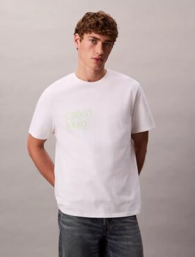 Φαρδύ T-shirt με γραφικό κύκλου Φαρδύ T-shirt με γραφικό κύκλου