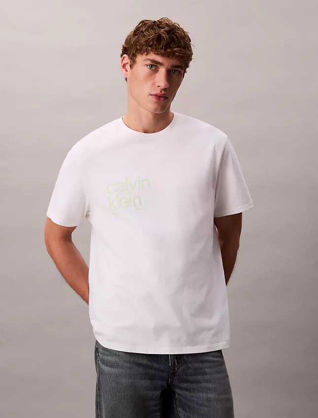 Φαρδύ T-shirt με γραφικό κύκλου Φαρδύ T-shirt με γραφικό κύκλου