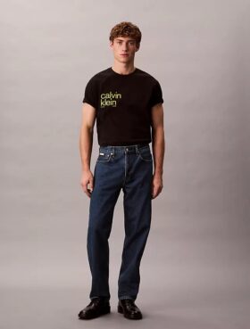 Φαρδύ T-shirt με γραφικό κύκλου Φαρδύ T-shirt με γραφικό κύκλου